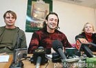 2.Лена, Александр Носик и Илья Авербух на пресс-конференции перед шоу